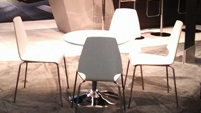 Furniture Set Adjustable Table and Stools Exhibit Furniture